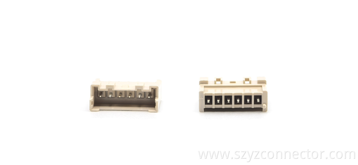 Wafer XA Heightened Straight DIP Pin Socket Connector 6P